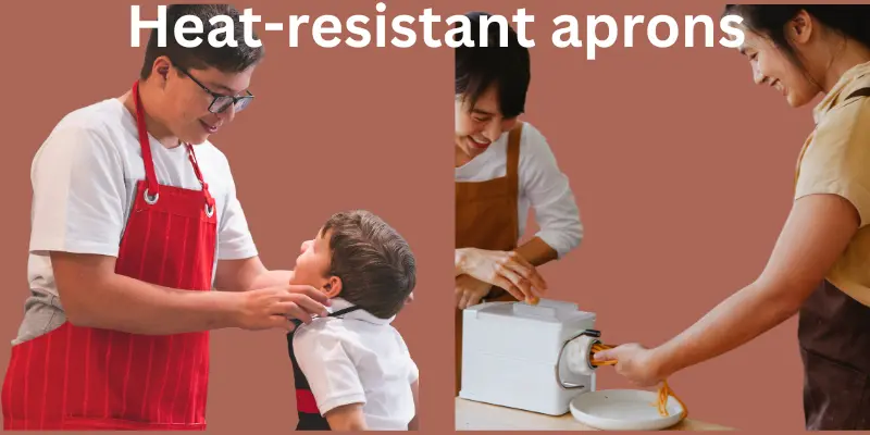Heat resistant aprons 1 Heat-resistant aprons
