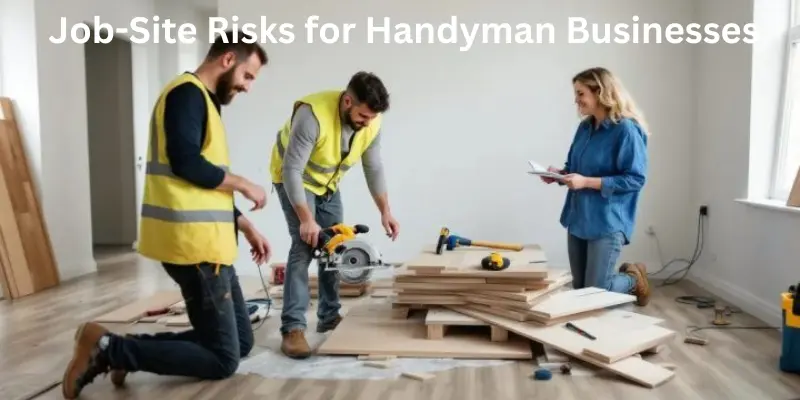 Job-site risks for handyman businesses at home and office locations