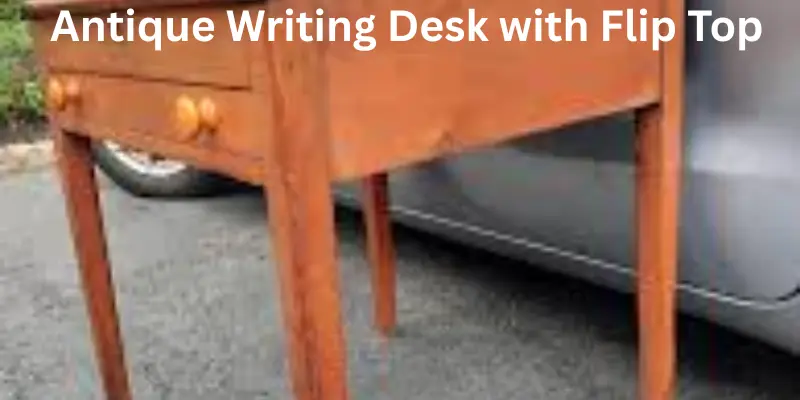 antique writing desk with flip top Antique writing desk with flip top
