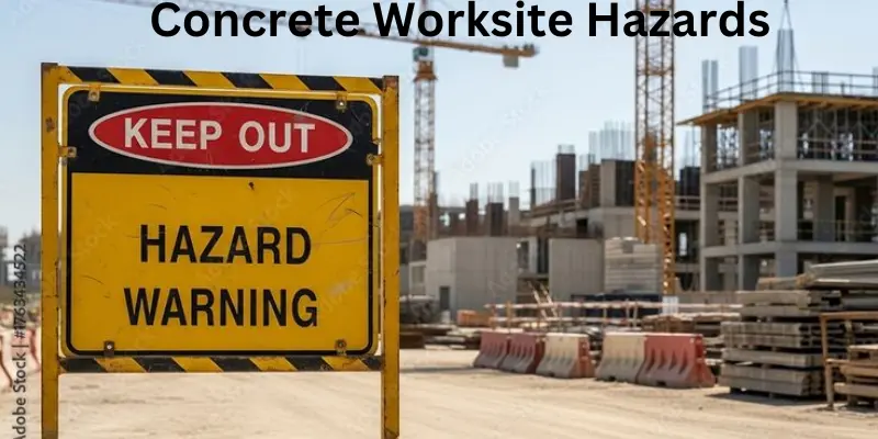 Concrete worksite hazards