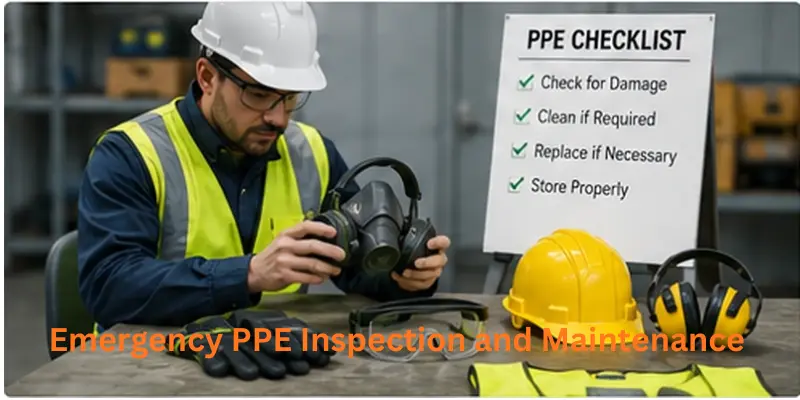Inspecting personal protective equipment
