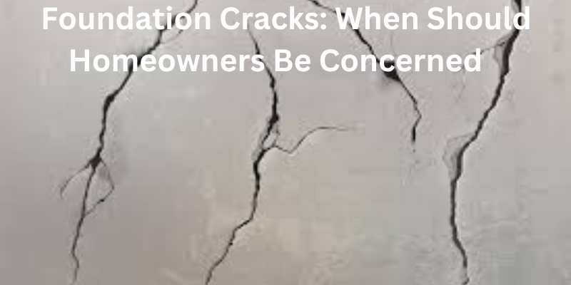 Foundation cracking