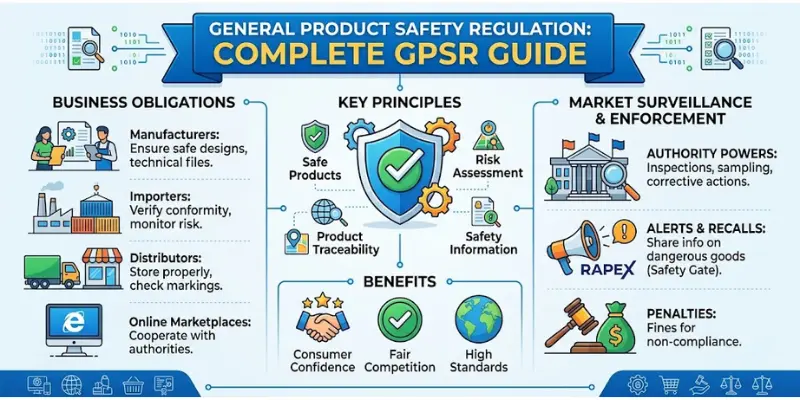 Complete guide to General Product Safety Regulation and GPSR compliance