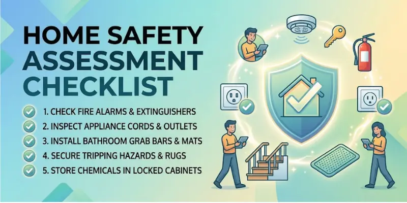 Home safety assessment checklist for homeowners