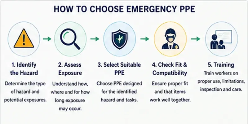 Steps to choose the right emergency PPE
