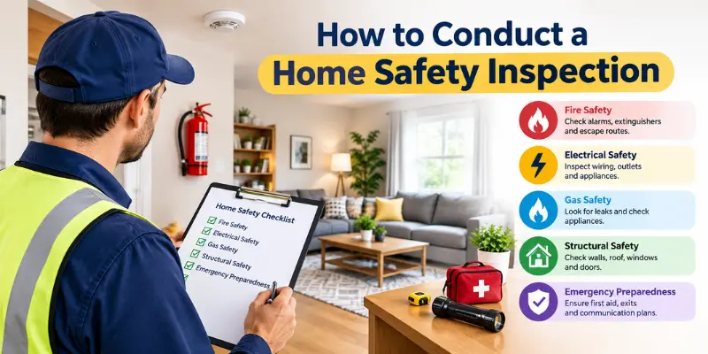 How to conduct a home safety inspection checklist