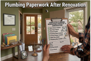 What Plumbing Paperwork Should You Receive After a Renovation?