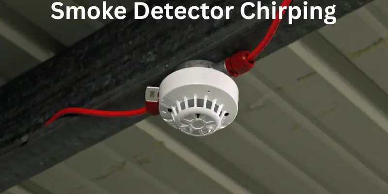 Smoke Detector Chirp Setting
