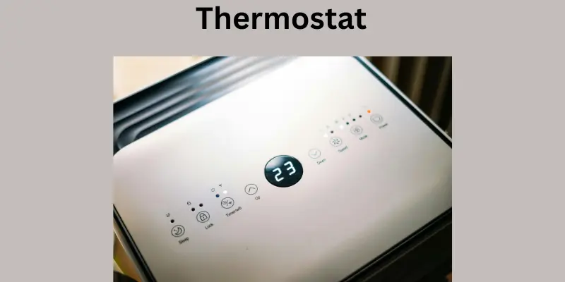 thermostat set to work Thermostat set to work