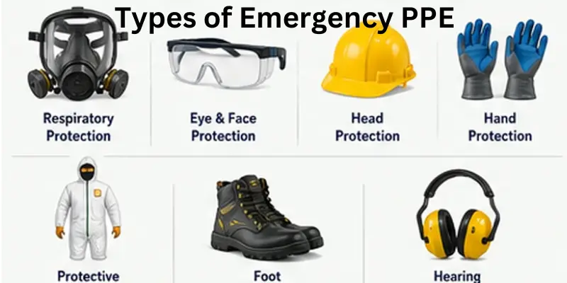 Types of emergency personal protective equipment