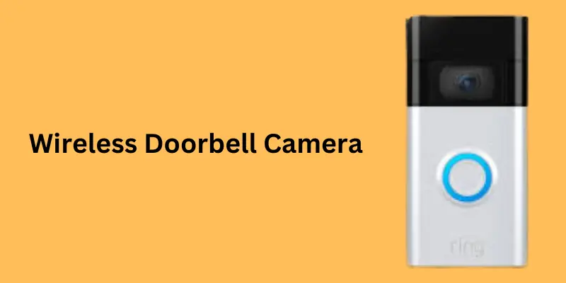 Wireless doorbell camera